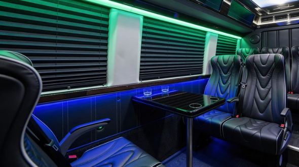 18 passenger sprinter van inside newport news