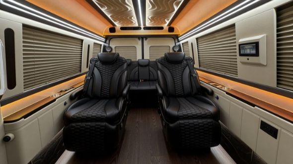 8 passenger sprinter van inside newport news