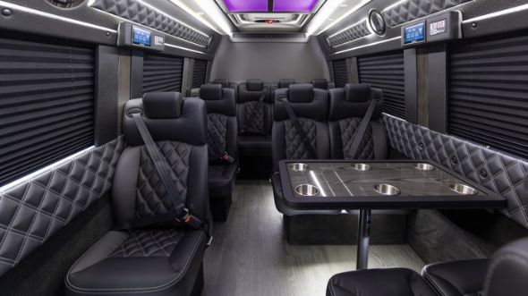 newport news 15 passenger sprinter van interior