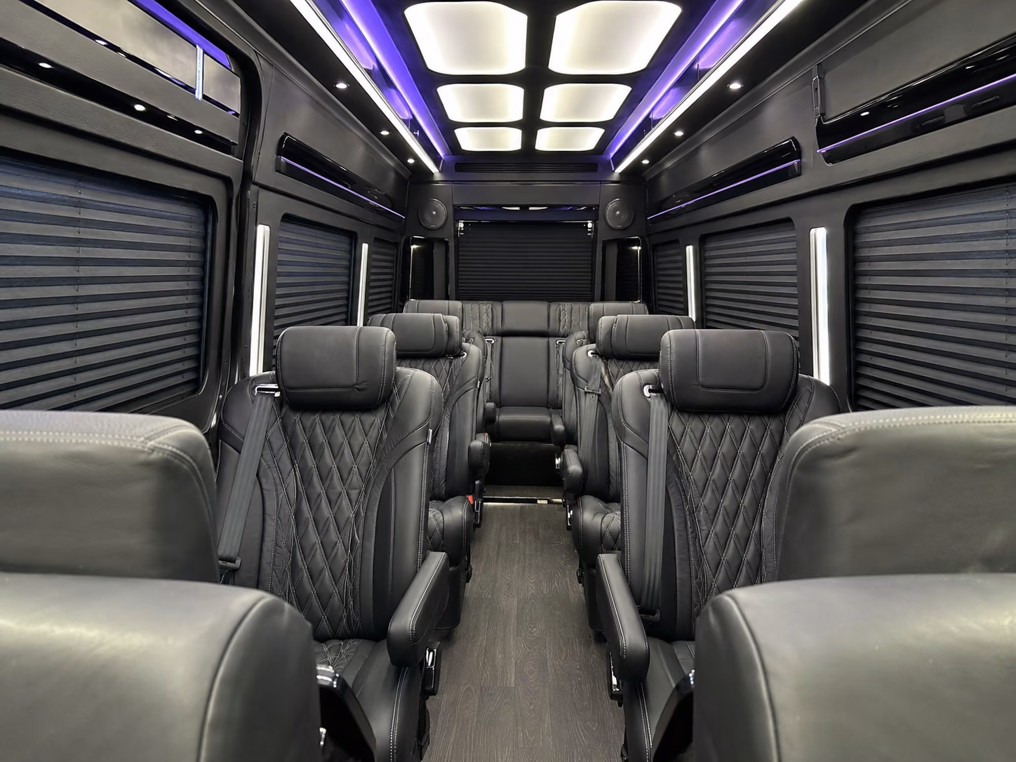 newport news 10 passenger sprinter van inside