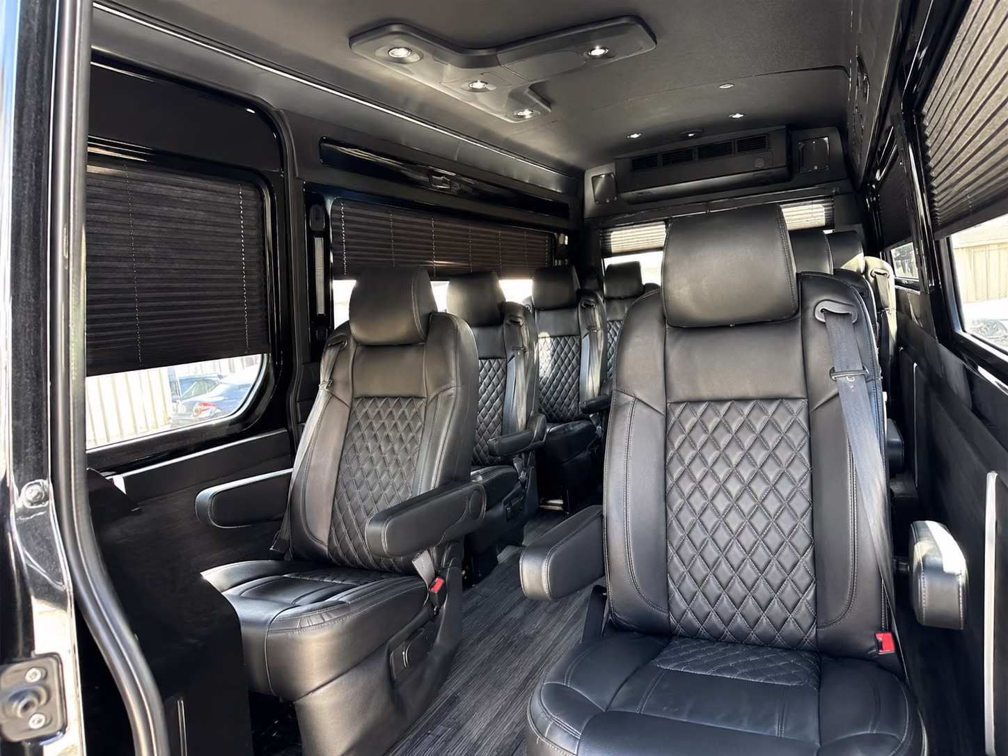 newport news 10 passenger sprinter van interior