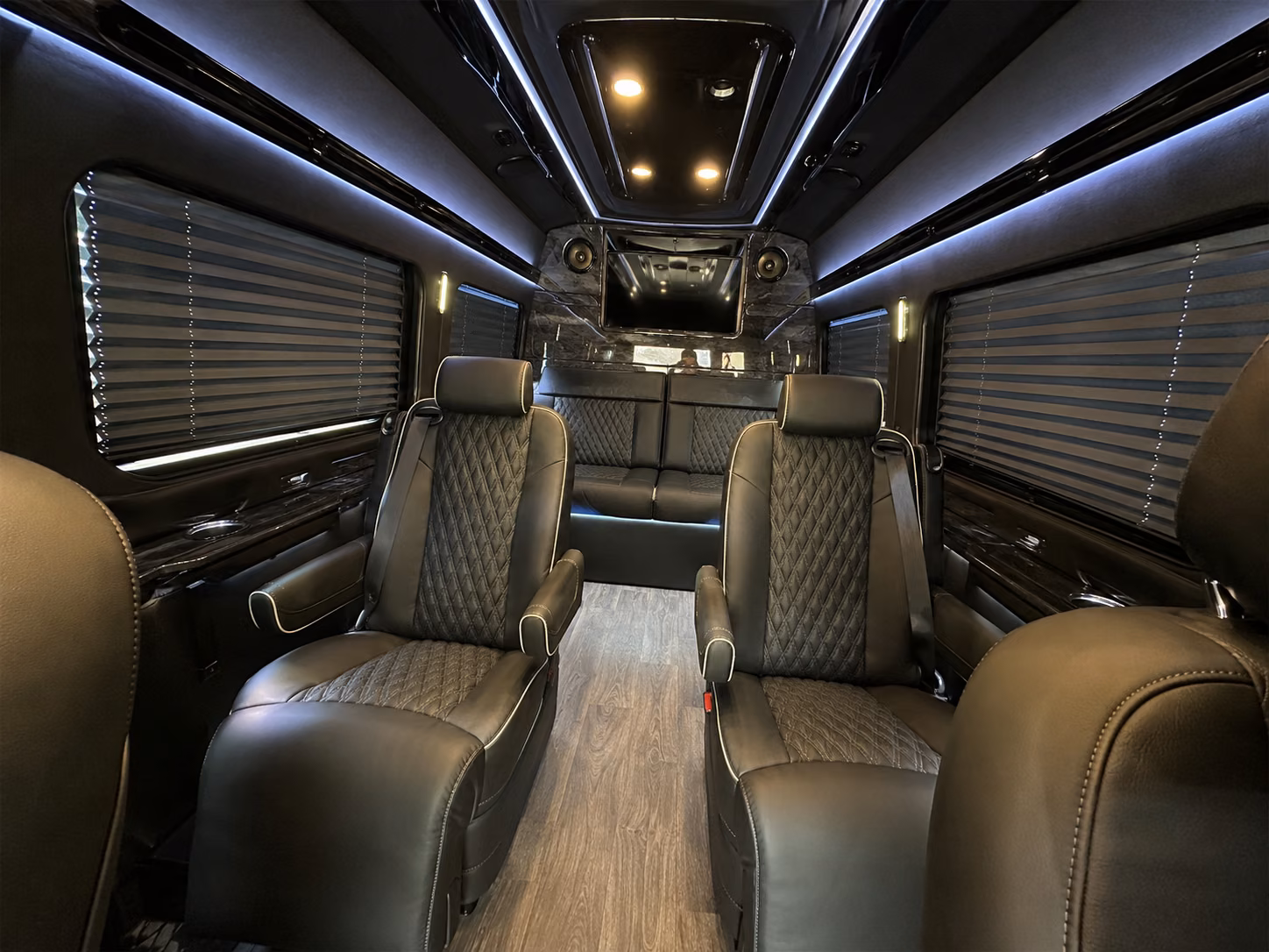 newport news 18 passenger sprinter van inside