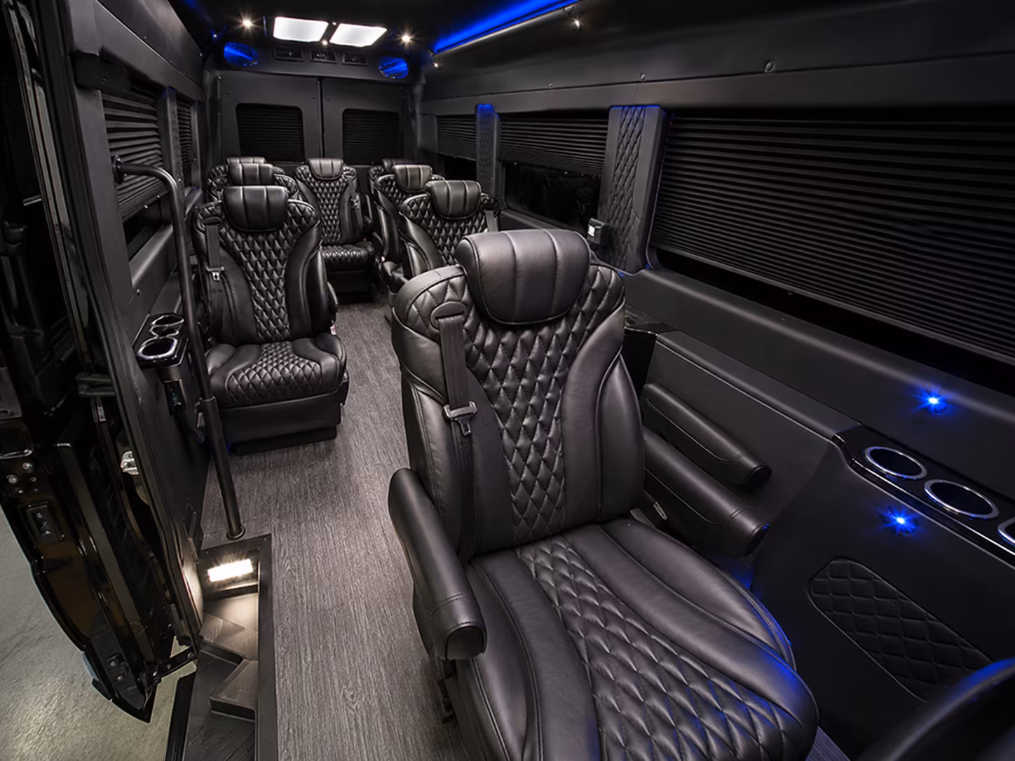 newport news 20 passenger sprinter van inside