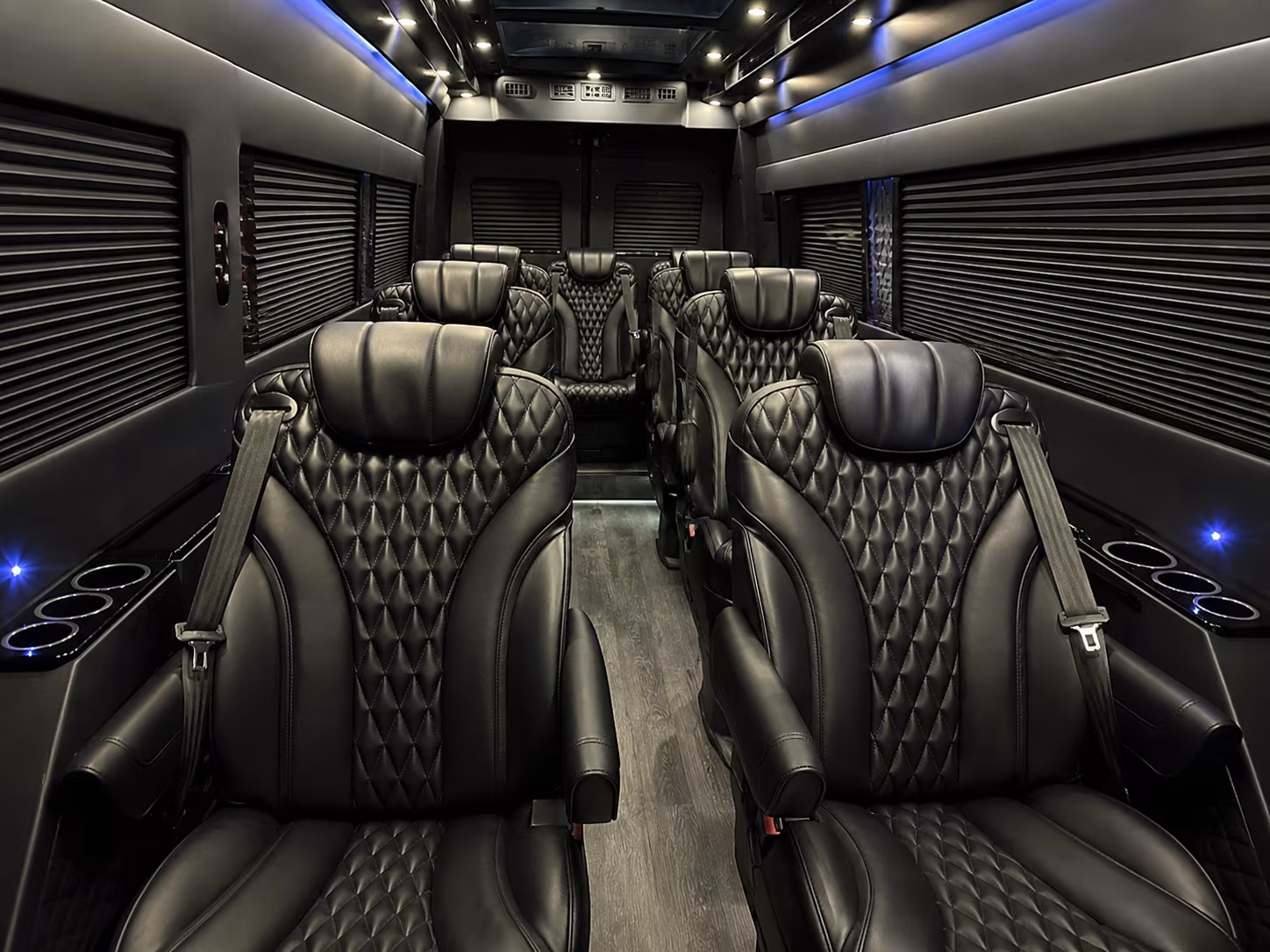 newport news 8 passenger sprinter van interior